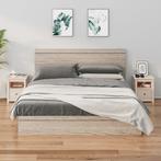 vidaXL Nachtkastjes 2 st 40x35x49 cm massief grenenhout, Minder dan 45 cm, Verzenden, Nieuw, Minder dan 55 cm