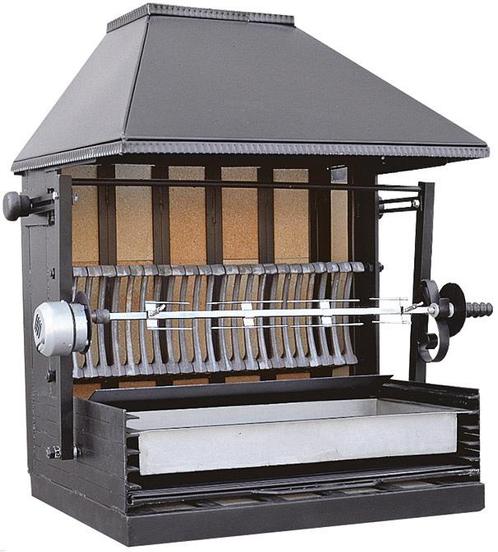 GGM Gastro | Houtskool kippengrill - met 1 spit voor 3 |, Zakelijke goederen, Horeca | Keukenapparatuur, Nieuw in verpakking, Fornuis, Frituur en Grillen