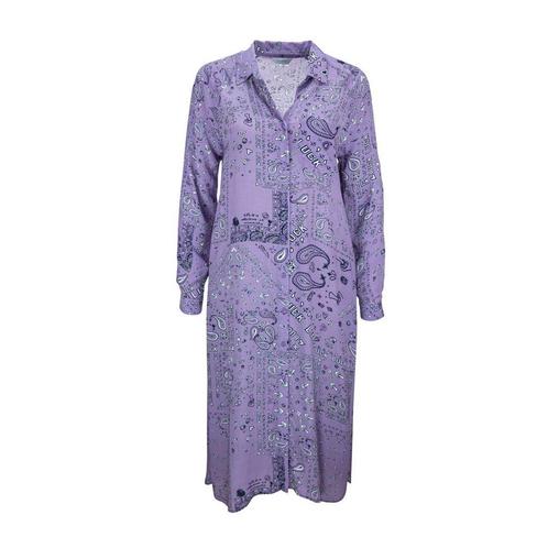Frogbox • paarse blouse jurk • 36, Kleding | Dames, Jurken, Paars, Nieuw, Maat 36 (S), Verzenden