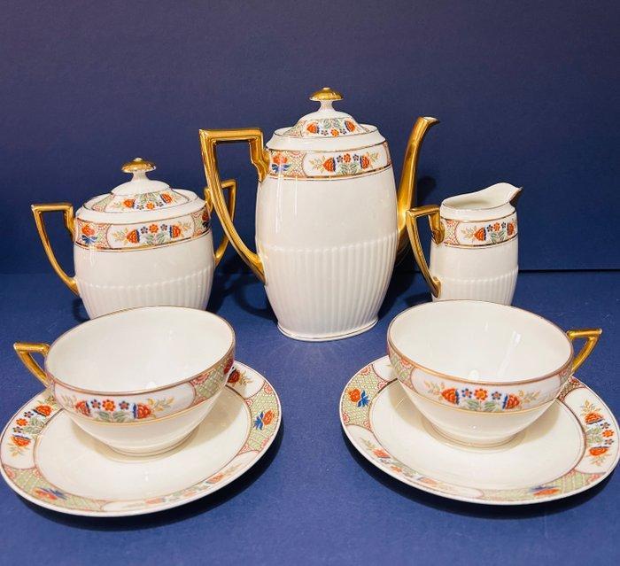 Tête-à-Tête coffee set produced by Touzé, Lemaître Frères &, Antiek en Kunst, Antiek | Meubels | Tafels
