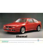1992 MASERATI SHAMAL LEAFLET, Nieuw, Author
