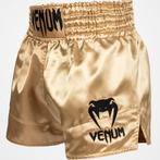 Venum Classic Muay Thai Kickboks Broekjes Goud Zwart, Nieuw, Maat 46 (S) of kleiner, Ophalen of Verzenden, Venum