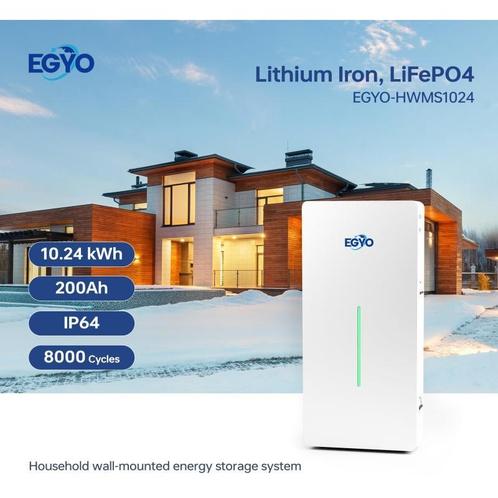 Thuisbatterij - 10kWh- low voltage - Laagste prijs garantie!, Doe-het-zelf en Verbouw, Zonnepanelen en Toebehoren, Nieuw, Ophalen of Verzenden
