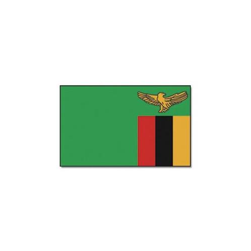 Gevelvlag/vlaggenmast vlag Zambia 90 x 150 cm - Overige la.., Hobby en Vrije tijd, Feestartikelen, Verzenden