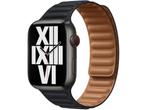 Apple Watch Leather Link - 41mm - Midnight - S/M - voor, Verzenden, Nieuw