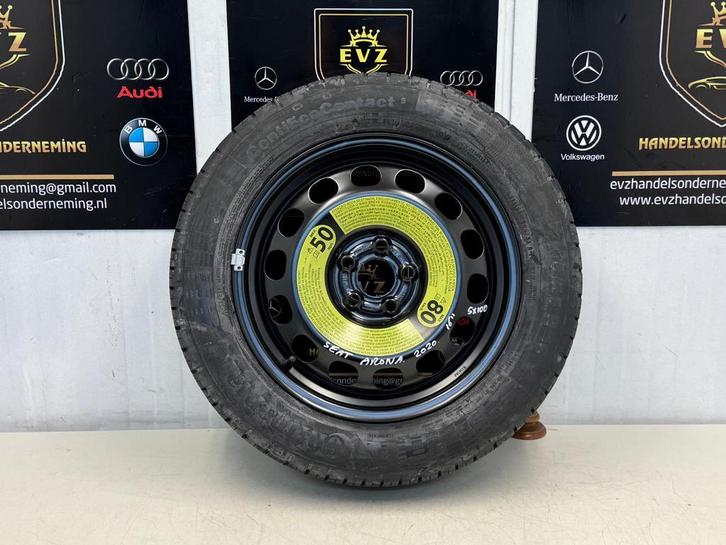 205/55R16 Seat Arona bj.2020 reservewiel/thuiskomer 5x100, Auto-onderdelen, Banden en Velgen, 16 inch, Zomerbanden, 205 mm, Gebruikt