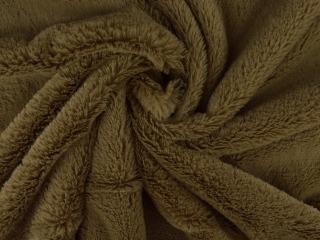 Kortharig bont stof – Taupe, Hobby en Vrije tijd, Stoffen en Lappen, 120 cm of meer, 200 cm of meer, Overige kleuren, Nieuw, Polyester