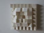 Hans Meeuwsen - 2025 - 37 Wit minimalistisch wandrelief