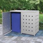 vidaXL Containerberging dubbel 240 L roestvrij staal, Verzenden, Nieuw
