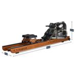 Fluid Rower Apollo Pro XL Roeitrainer  -  Donker Eiken, Sport en Fitness, Verzenden, Nieuw, Roeitrainer