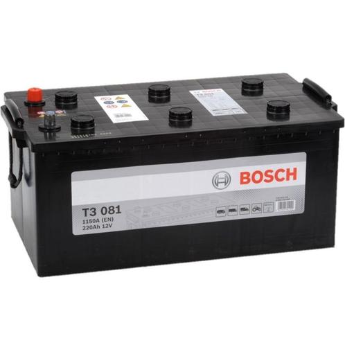 Bosch Startaccu 12 volt 220 ah T3 081 Black truckline, Watersport en Boten, Accessoires en Onderhoud, Nieuw, Ophalen of Verzenden