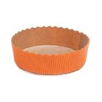Bakvorm Karton Rond Ø10x3cm Oranje (per stuk), Verzenden, Nieuw