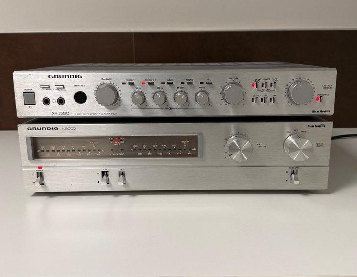 Grundig - XV 7500 + A5000 Hifi-set - Diverse modellen, Audio, Tv en Foto, Radio's