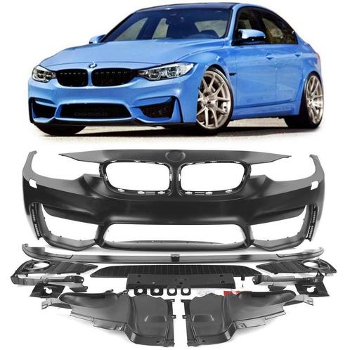 EVO M3 Look Voorbumper Met Front Lip BMW F30 F31 B1948, Auto-onderdelen, Carrosserie en Plaatwerk, Nieuw, BMW, Voor, Bumper