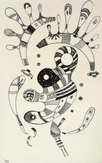 Wassily Kandinsky (1866-1944) (after) - Zes Verschillende, Antiek en Kunst