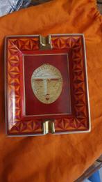 Hermès - Asbak - Keramiek - Gouden masker asbak, Antiek en Kunst, Antiek | Glas en Kristal