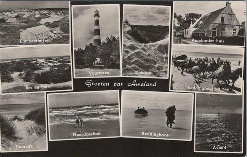 AMELAND - Meerluik Groeten van Ameland, Verzamelen, Ansichtkaarten | Nederland, Verzenden