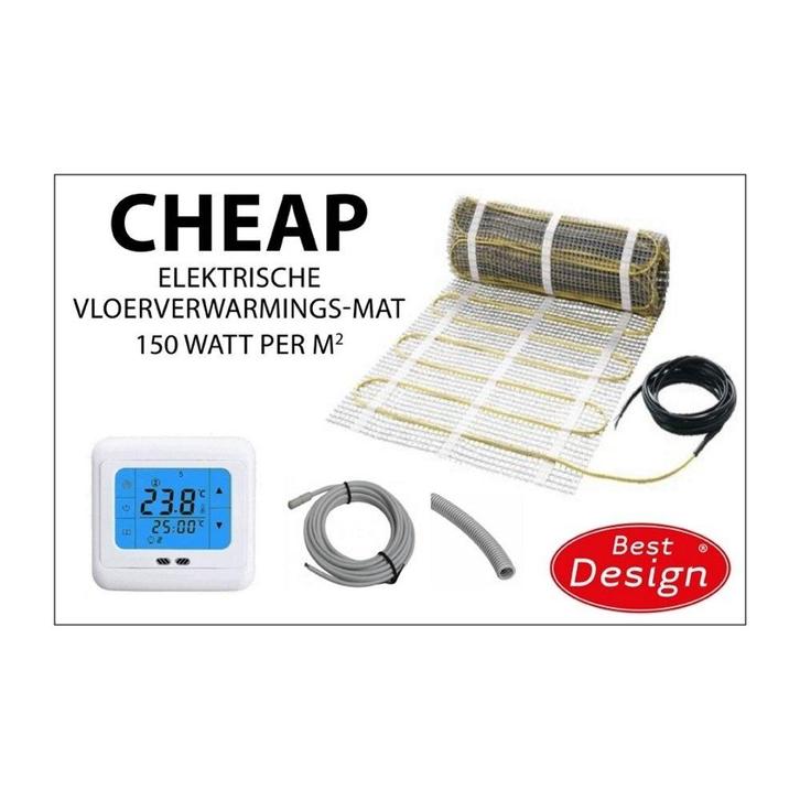 Vloerverwarming Best Design Cheap Elektrische, Doe-het-zelf en Verbouw, Verwarming en Radiatoren, Ophalen of Verzenden