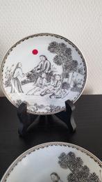 Schotel (5) - Zacht porcelein - Encre de chine lot, Antiek en Kunst