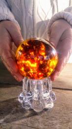 Baltische Amber Bol op stand - Barnsteen - Polished - 75 mm