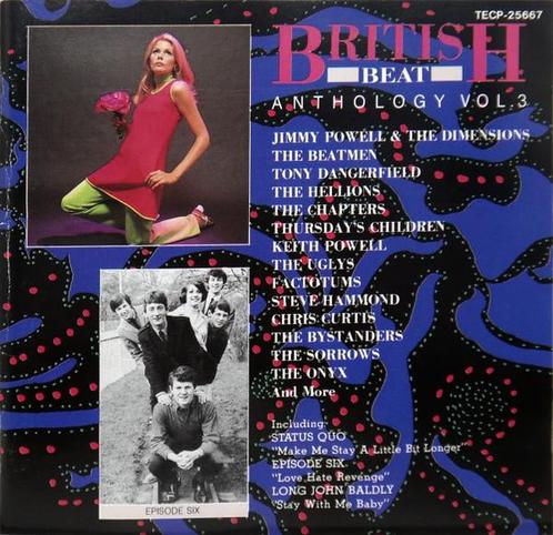 cd - Various (with obi) - British Beat Anthology Vol.3, Cd's en Dvd's, Cd's | Overige Cd's, Zo goed als nieuw, Verzenden