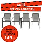 Tuinstoelen mega KORTING TOT 70%, Tuin en Terras, Tuinstoelen, Ophalen of Verzenden, Nieuw, Overige materialen, Stapelbaar