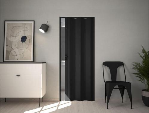 Topkwaliteit Strakke Balci Nora Vouwdeur | Zwart | 87x214 cm, Doe-het-zelf en Verbouw, Deuren en Horren, Vouwdeur, Nieuw, Kunststof