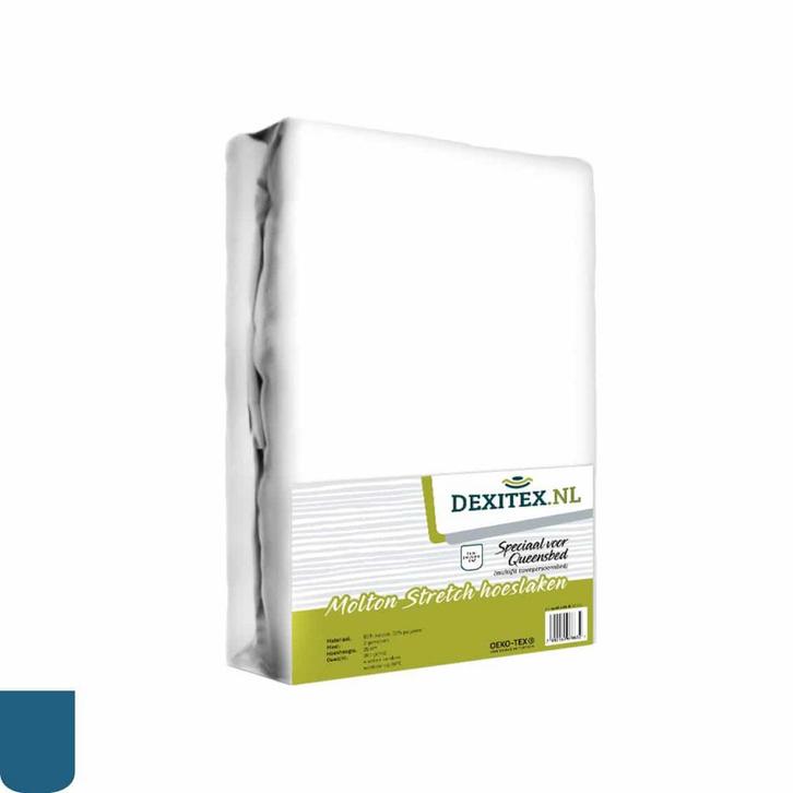 Queensbed molton matrasbeschermer, Huis en Inrichting, Slaapkamer | Beddengoed, Wit, Nieuw, Verzenden