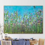 Laura Capellini Art - LES FLEURS DAMELIE  (XXL) Acrilico, Antiek en Kunst, Kunst | Schilderijen | Modern