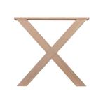 Gratis Verzending - Set houten X tafelpoten 72 cm (koker 8 x, Huis en Inrichting, Overige vormen, Nieuw, Modern, Ophalen of Verzenden