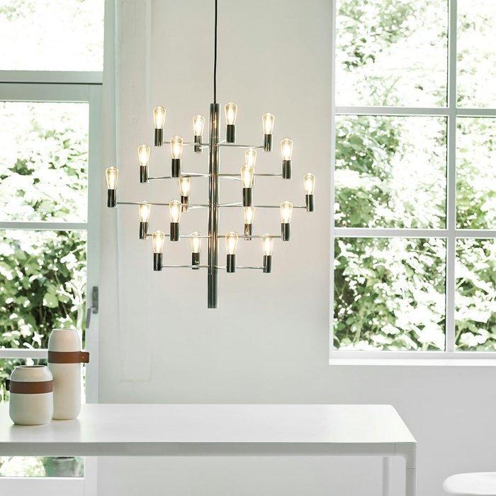 Herstal - Plafondlamp - Manola 20 - Chrome - Metaal -, Antiek en Kunst, Antiek | Lampen