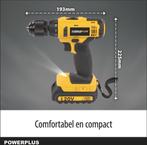 Powerplus POWX00435 Accuboormachine - Schroefboormachine -, Verzenden, Nieuw