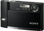 Sony Cyber-Shot DSC-T50 Digitale Compact Camera - Zwart, Verzenden, Zo goed als nieuw