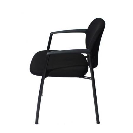 (MDK-101489) Ahrend 320 vergaderstoel zwart nieuw gestoff..., Huis en Inrichting, Stoelen, Zwart, Gebruikt, Ophalen of Verzenden