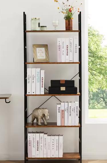Boekenkast 5 Lagen – Stevig Opbergrek voor Woonkamer, Huis en Inrichting, Kasten | Boekenkasten, Verzenden