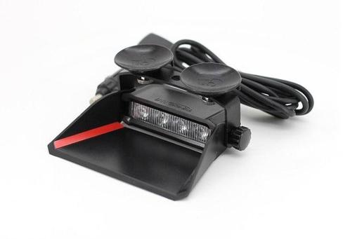 Dashboard flitser - ORANJE - R10 R65 - 4 LED, Auto diversen, Tuning en Styling, Ophalen of Verzenden