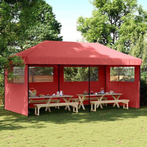 vidaXL Partytent inklapbaar pop-up met 3 zijwanden, Tuin en Terras, Partytenten, Partytent, Nieuw, Verzenden