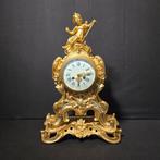 Tafelklok Lodewijk XVI-stijl - Verguld brons - 1850-1900 -, Antiek en Kunst