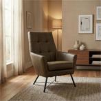 Leren fauteuil Proud - Rancho Green (olijf/groen), Huis en Inrichting, Fauteuils, Nieuw, Ophalen of Verzenden, 75 tot 100 cm, Industrieel, Modern