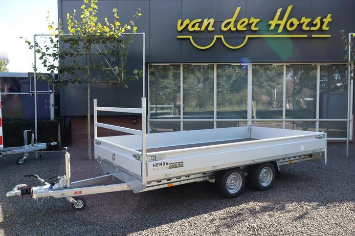 Henra plateauwagen multitransporter aanhangwagen aanbieding, Auto diversen, Aanhangers en Bagagewagens, Nieuw