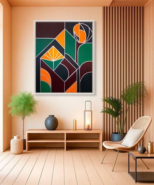 B. Morales - Jardín Japonés - XL NO Reserve, Antiek en Kunst, Kunst | Schilderijen | Modern