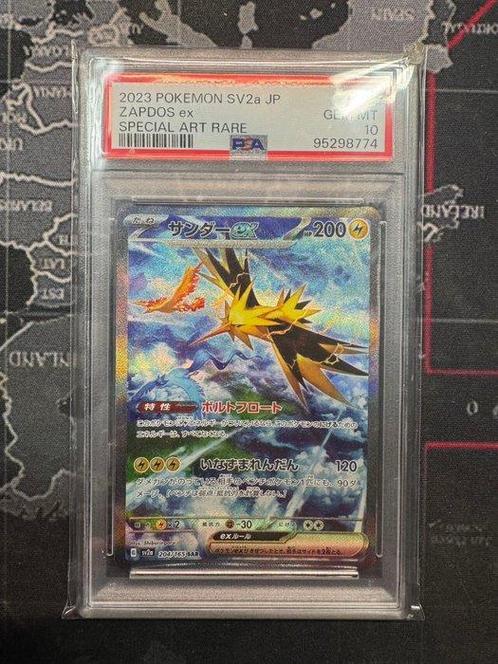 Pokémon - 1 Graded card - Zapdos ex - Sword and Shield - PSA, Hobby en Vrije tijd, Verzamelkaartspellen | Pokémon