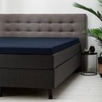 Fresh and Co Hoeslaken Katoen- Topper - Navy 180 x 210/220, Eenpersoons, Hoeslaken of Sloop, Nieuw, Verzenden