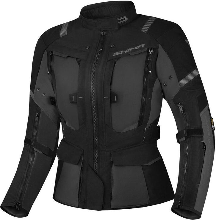 SHIMA Hero 2.0 Waterproof Dames Zwart Textiele Motorjas, Motoren, Kleding | Motorkleding, Dames, Nieuw met kaartje, Jas | textiel