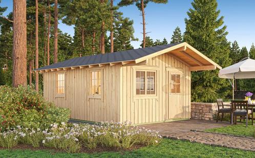 Uitgelicht: Azalp geisoleerd tuinhuis Viking, Tuin en Terras, Tuinhuizen, 200 tot 400 cm, 500 cm of meer, Nieuw, Hout, Tuinhuis