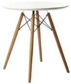 Dowel Coffee table Ø 70cm. style bijzettafel, Huis en Inrichting, Nieuw, Verzenden