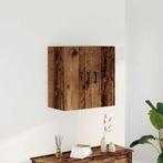 vidaXL Wandkast 60x31x60 cm bewerkt hout oud houtkleurig, Huis en Inrichting, Kasten | Overige, Verzenden, Nieuw