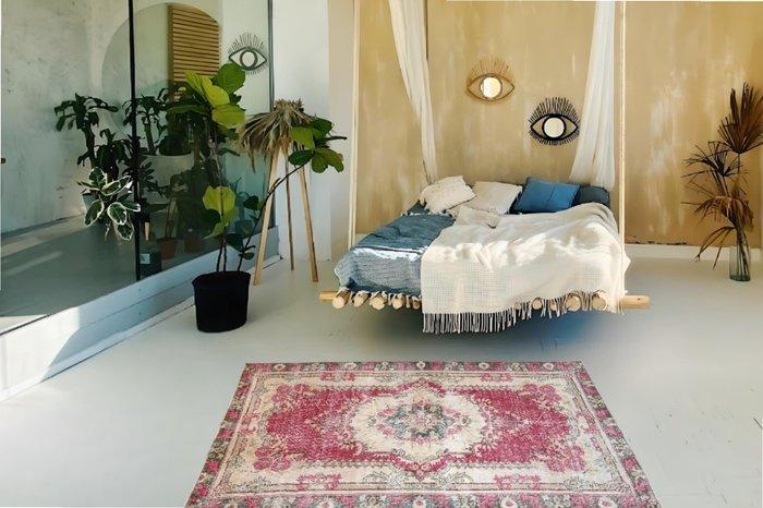 Bohemian vintage - Vloerkleed - 217 cm - 120 cm - Met, Huis en Inrichting, Stoffering | Tapijten en Kleden