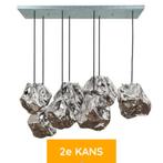 De Lampenbaas | Hanglamp Ernstjan Chromed Glas, Huis en Inrichting, Lampen | Hanglampen, Ophalen of Verzenden, Zo goed als nieuw