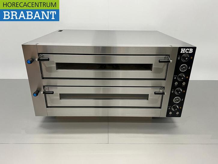 HCB RVS Pizzaoven 2 x 9 pizzas 34 cm doorsnede 400V Horeca, Zakelijke goederen, Horeca | Keukenapparatuur, Nieuw in verpakking